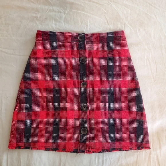 Derek Lam 10 Crosby plaid mini skirt - Picture 2 of 8